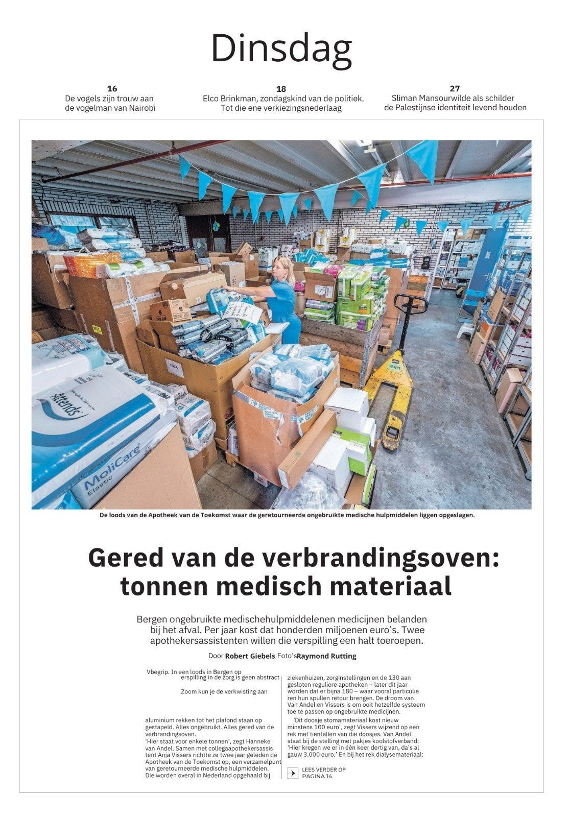 Incontinentie materiaal, Diversen, Verpleegmiddelen, Ophalen of Verzenden, Zo goed als nieuw
