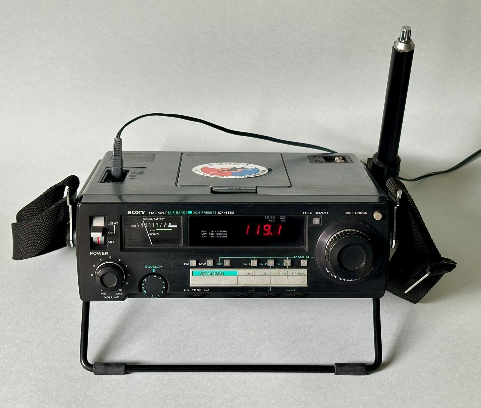 Sony ICF 8650 luchtvaart ontvanger, Telecommunicatie, Ophalen of Verzenden, Gebruikt, Ontvanger