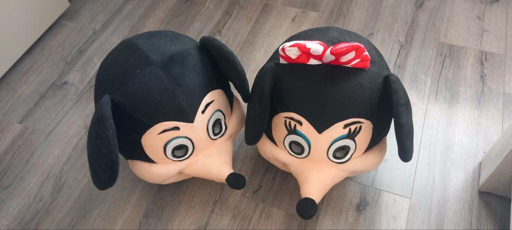 Mickey & Minnie Mouse Mascotte Kostuums voor Volwassenen, Ophalen of Verzenden, Gebruikt, Pak of Jurk