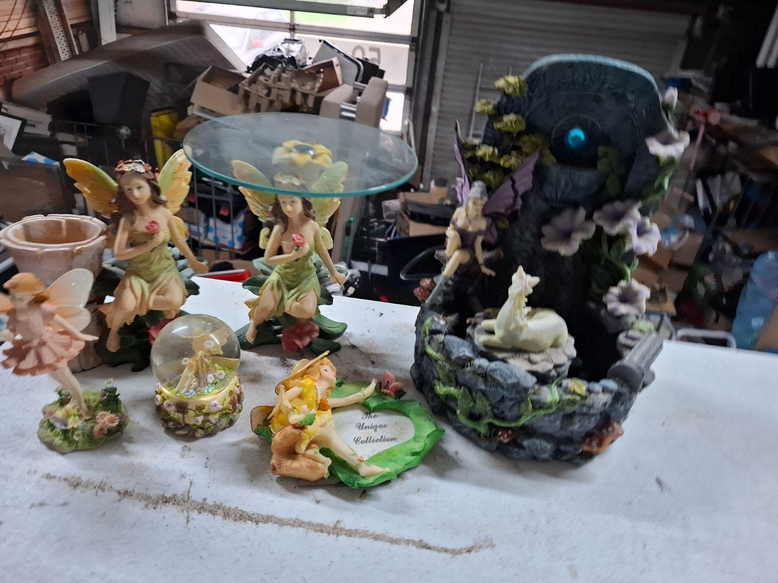 Unieke collectie van 7 sprookjesachtige beelden, Gebruikt, Meerkleurig, Overige materialen, Overige stijlen