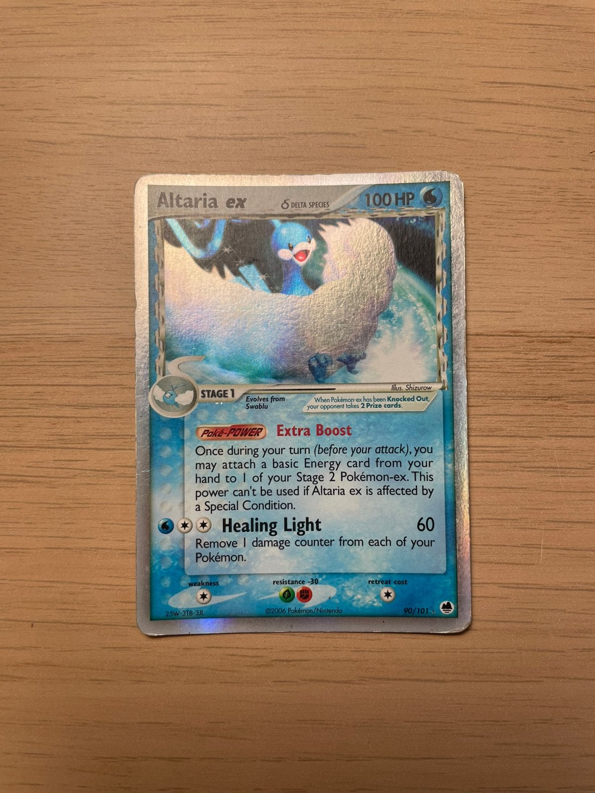 Pokémon Altaria ex 90/101 MP | Dragon Frontiers, Hobby en Vrije tijd, Verzamelkaartspellen | Pokémon, Ophalen of Verzenden, Gebruikt