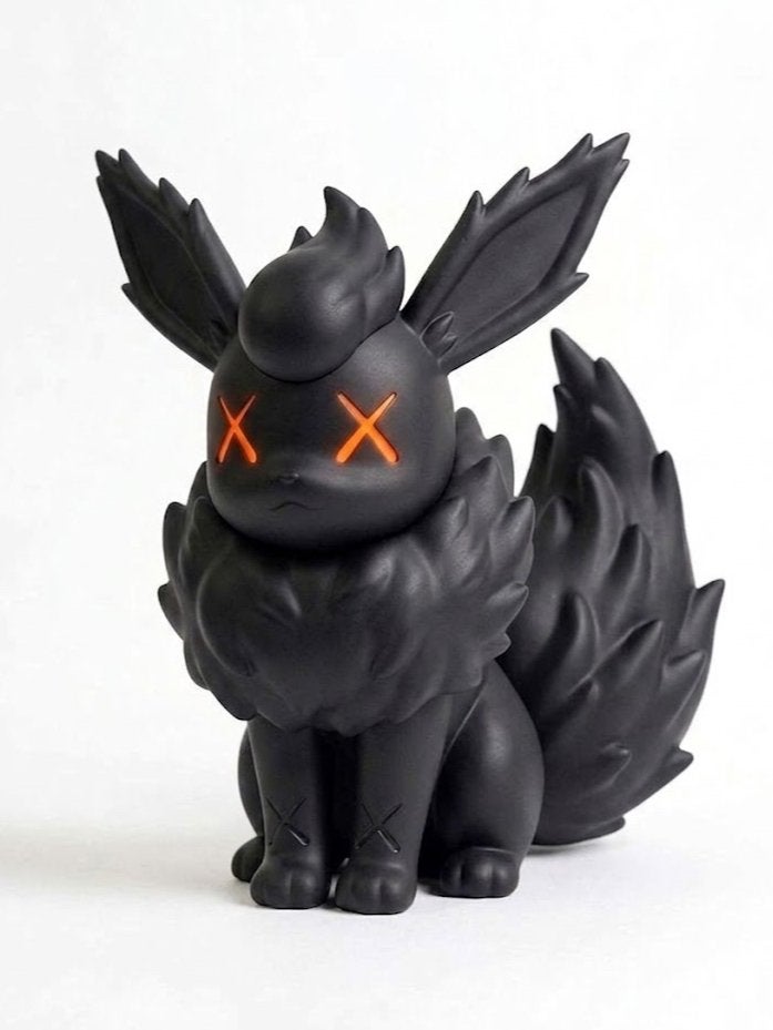 KAWS x Flareon Figuur - Zeldzaam Verzamelobject, G, Ophalen of Verzenden, Zo goed als nieuw, H