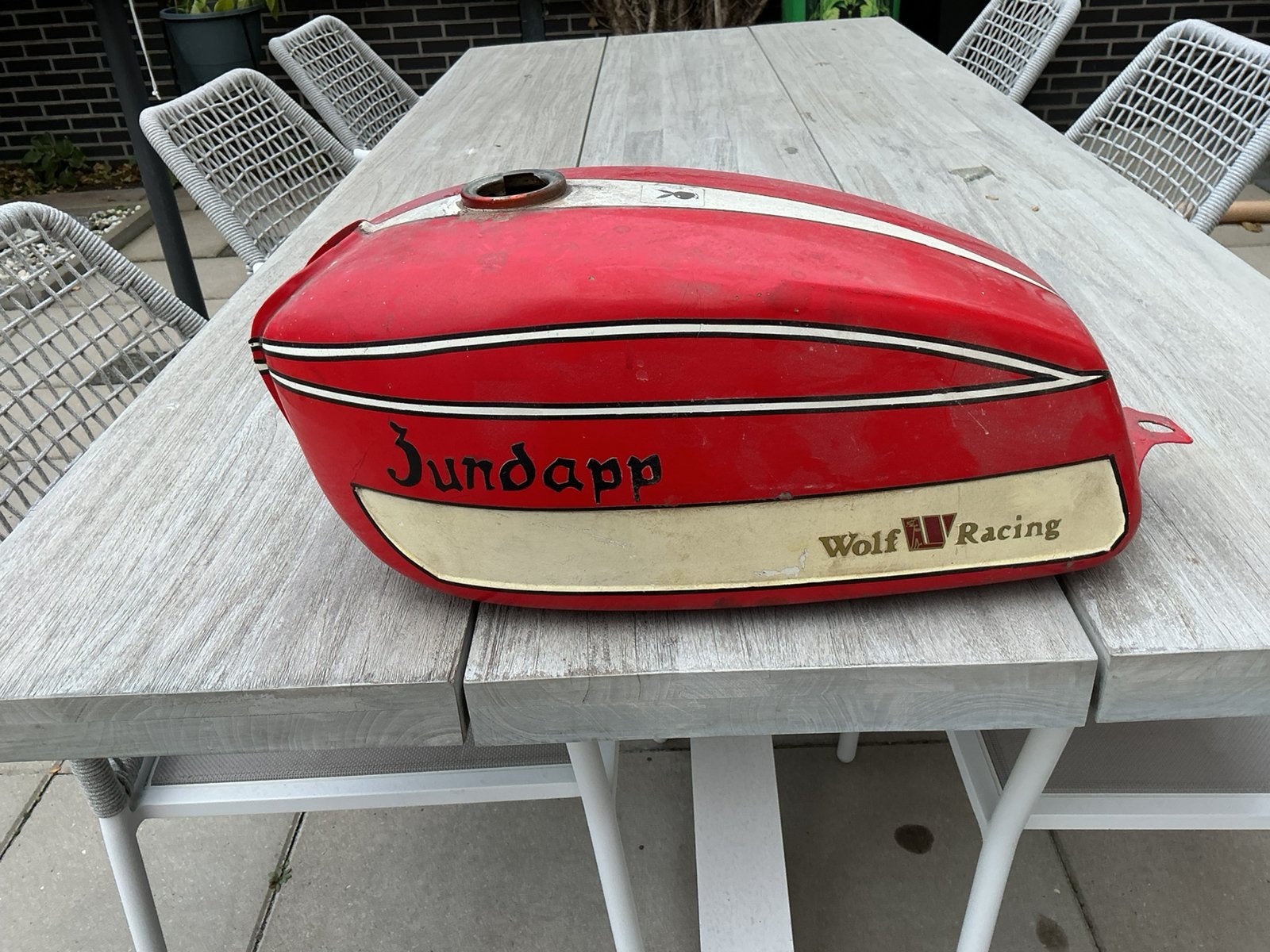 Te koop zundapp 529 lange banen tank deukvrij.bikkel hard., Ophalen of Verzenden, Gebruikt, Tank