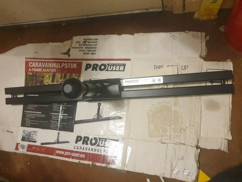 Pro-User Caravanhulpstuk A-Frame Adapter, Ophalen of Verzenden, 2 fietsen, Nieuw, Fietsendrager-accessoire
