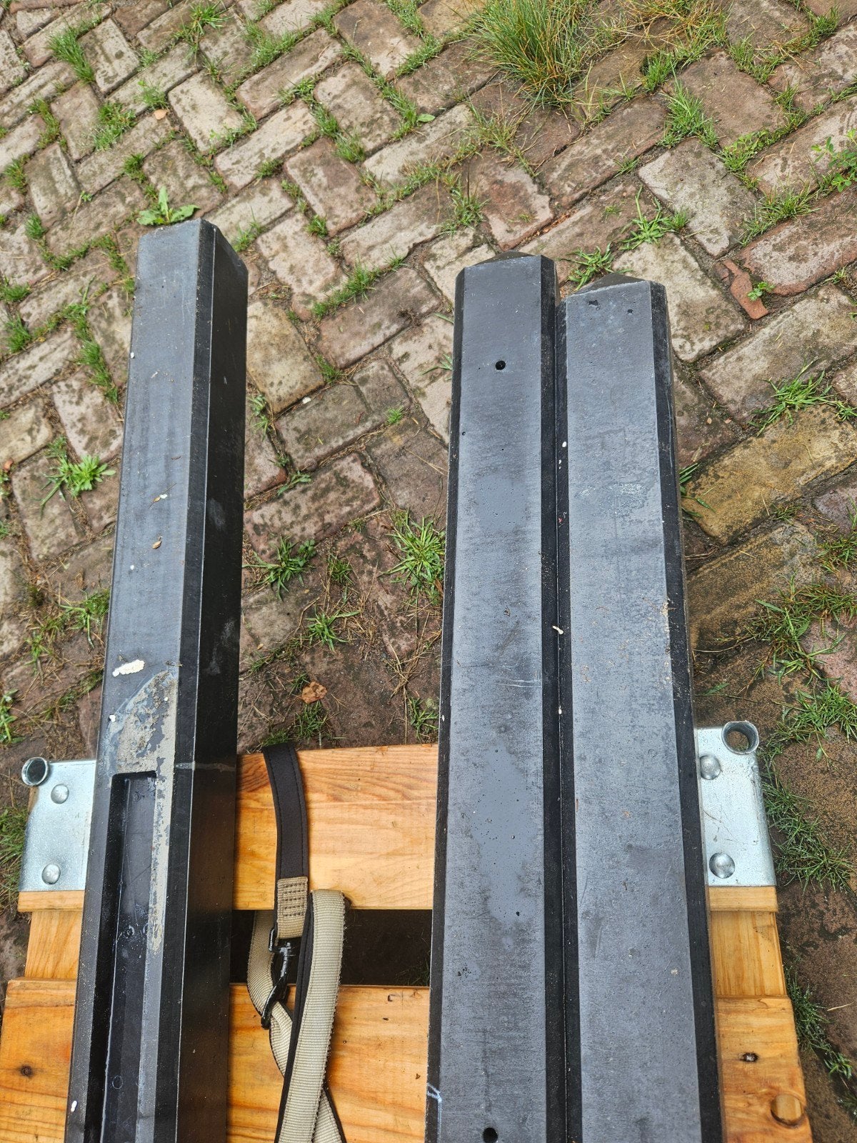gecoat  betonpalen  3 stuks nieuw, Ophalen, Nieuw, Overige materialen, Minder dan 3 meter