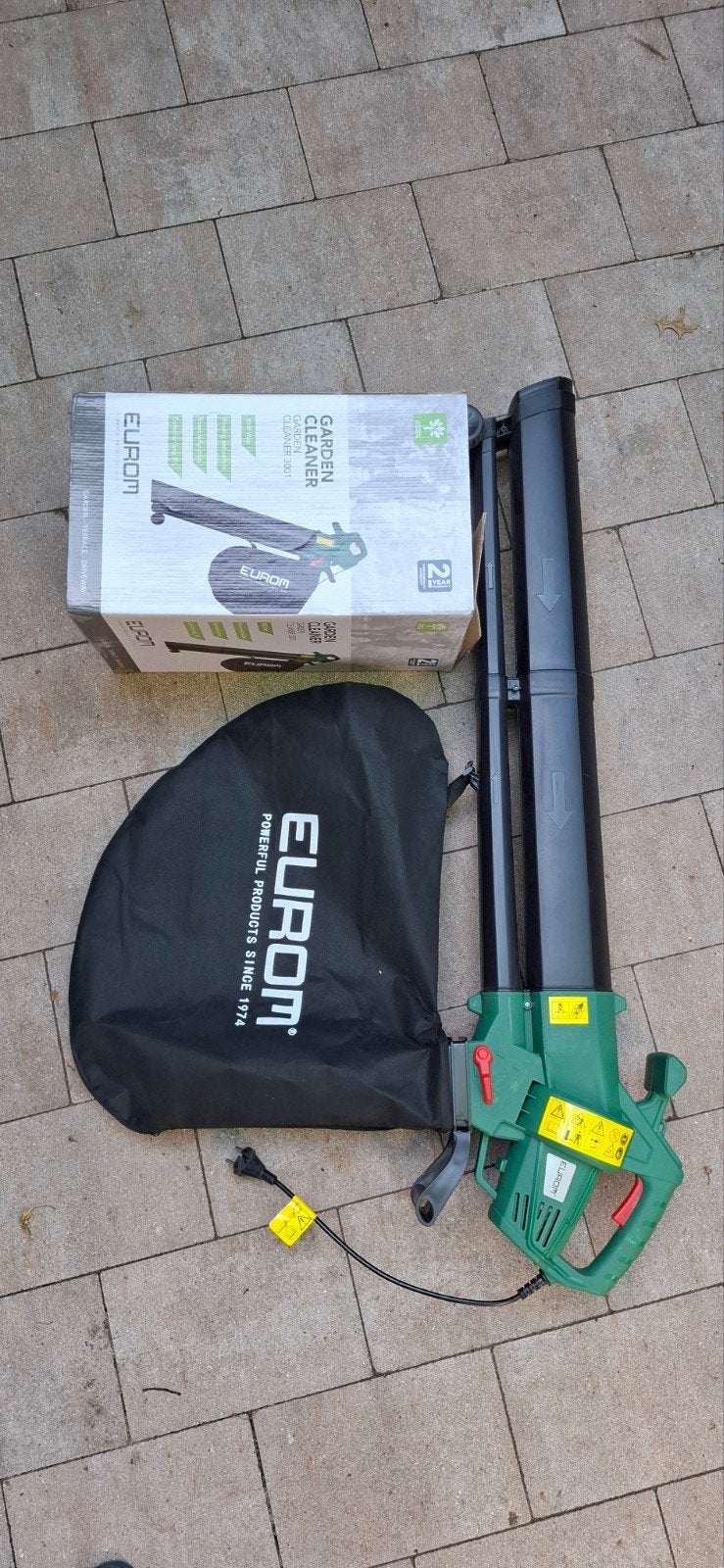 Eurom Garden Cleaner 3001 Bladblazer/Bladzuiger 3000W, Ophalen of Verzenden, Zo goed als nieuw