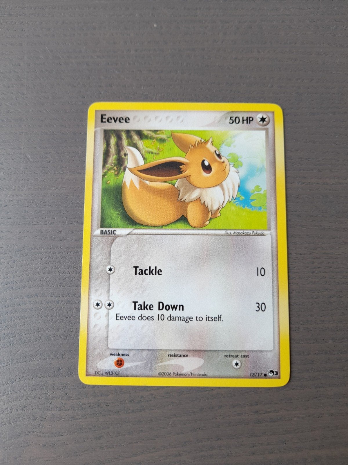 Pop series 3 13/17 eevee, Ophalen of Verzenden, Zo goed als nieuw, Losse kaart