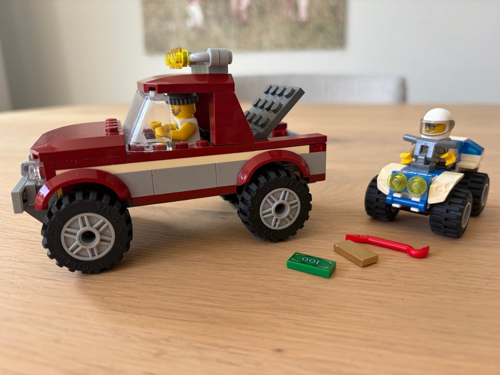 LEGO City 4437 - Politie Achtervolging (Compleet met doos), City, Lego, Ophalen of Verzenden, Zo goed als nieuw