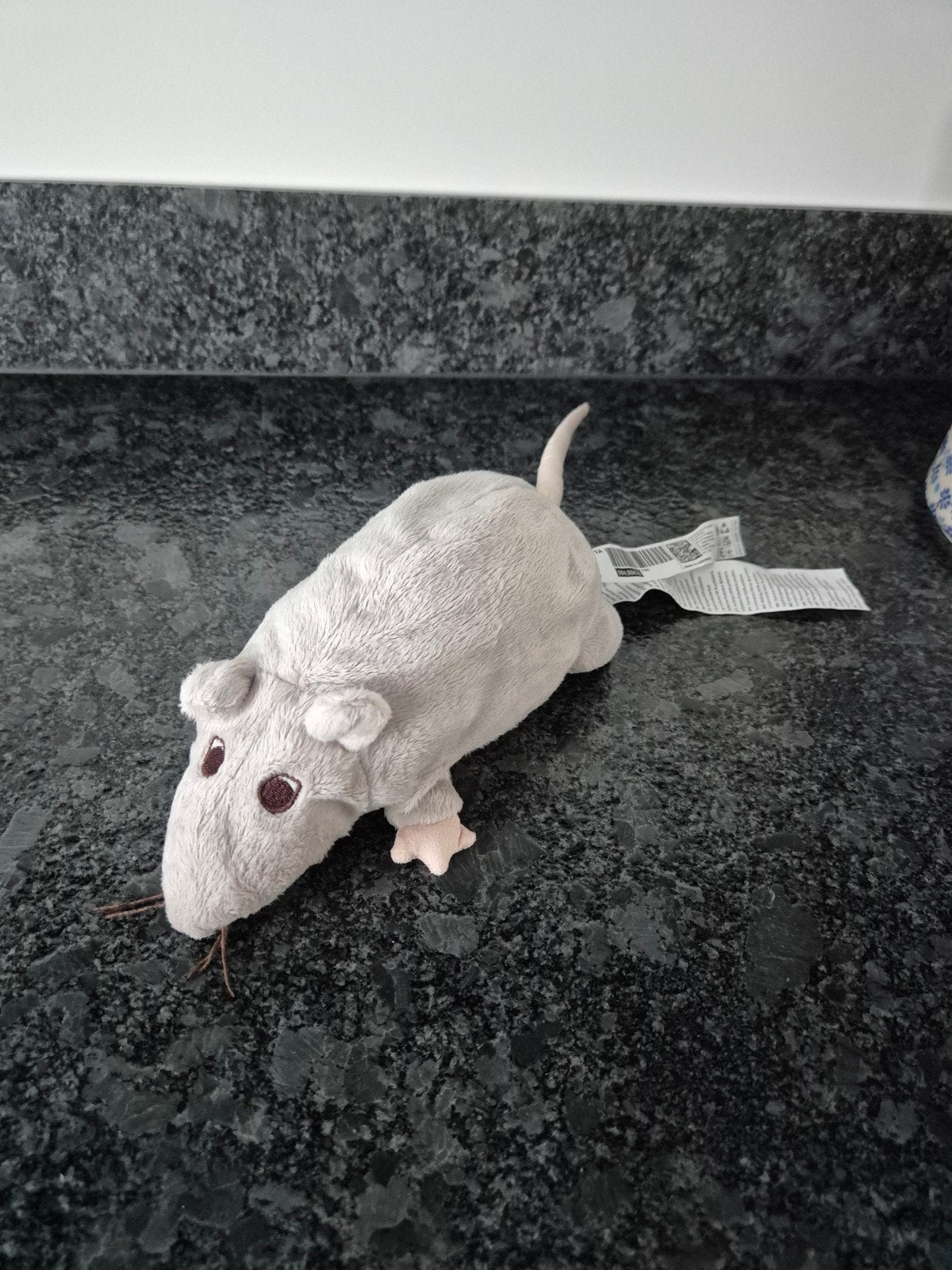 IKEA  - Knuffel Rat Gosig Ratta grijs, Kinderen en Baby's, Ophalen of Verzenden, Zo goed als nieuw, Overige typen