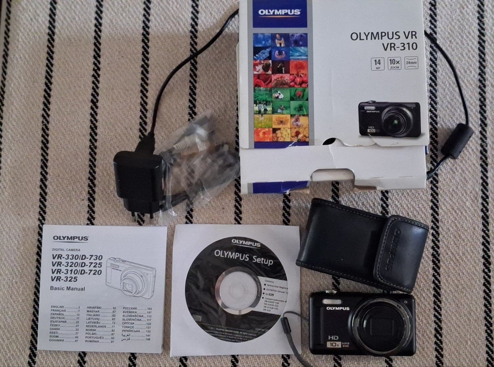 Olympus VR-310 Compactcamera  ,gebruiksvriend, Geheugenkaart, Zo goed als nieuw, Olympus, Compactcamera