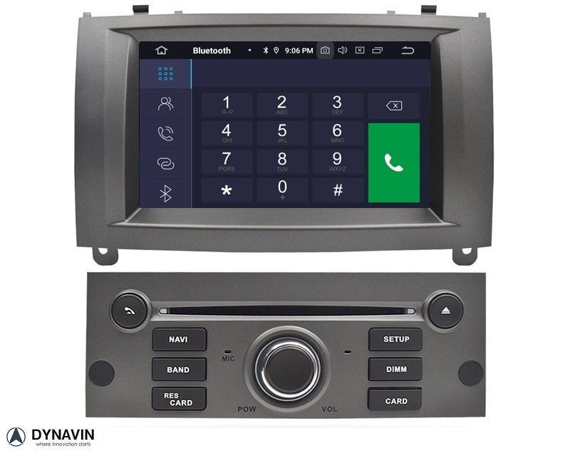 peugeot 407 autoradio navigatie carplay android auto Dynavin, Ophalen of Verzenden, Dynavin, Verkoop@inbouwnavigatie.com, Oberonweg 262 3208pg