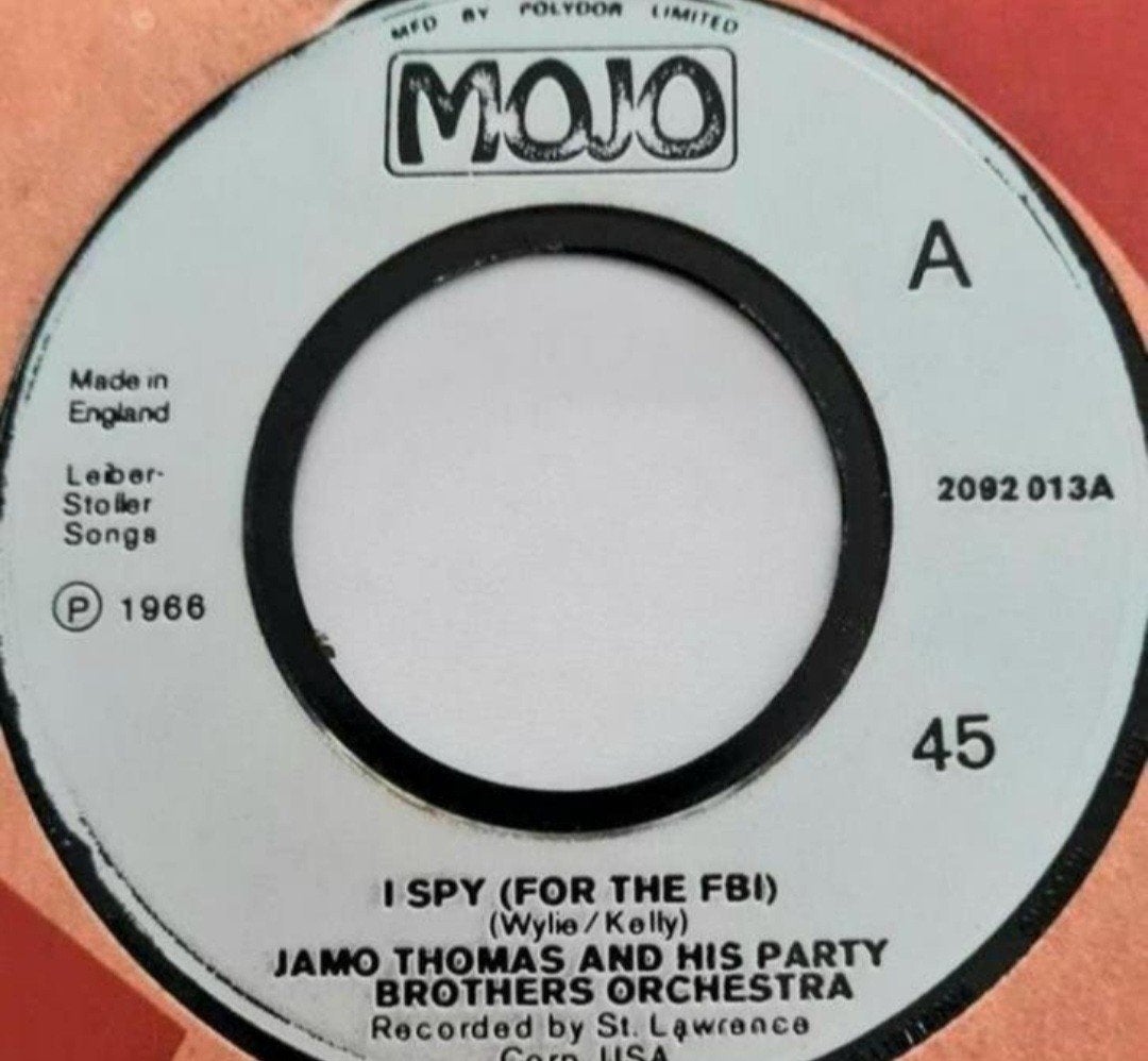 JAMO THOMAS AND HIS PARTY  - I SPY (FOR THE FBI), Ophalen of Verzenden, Gebruikt, Pop
