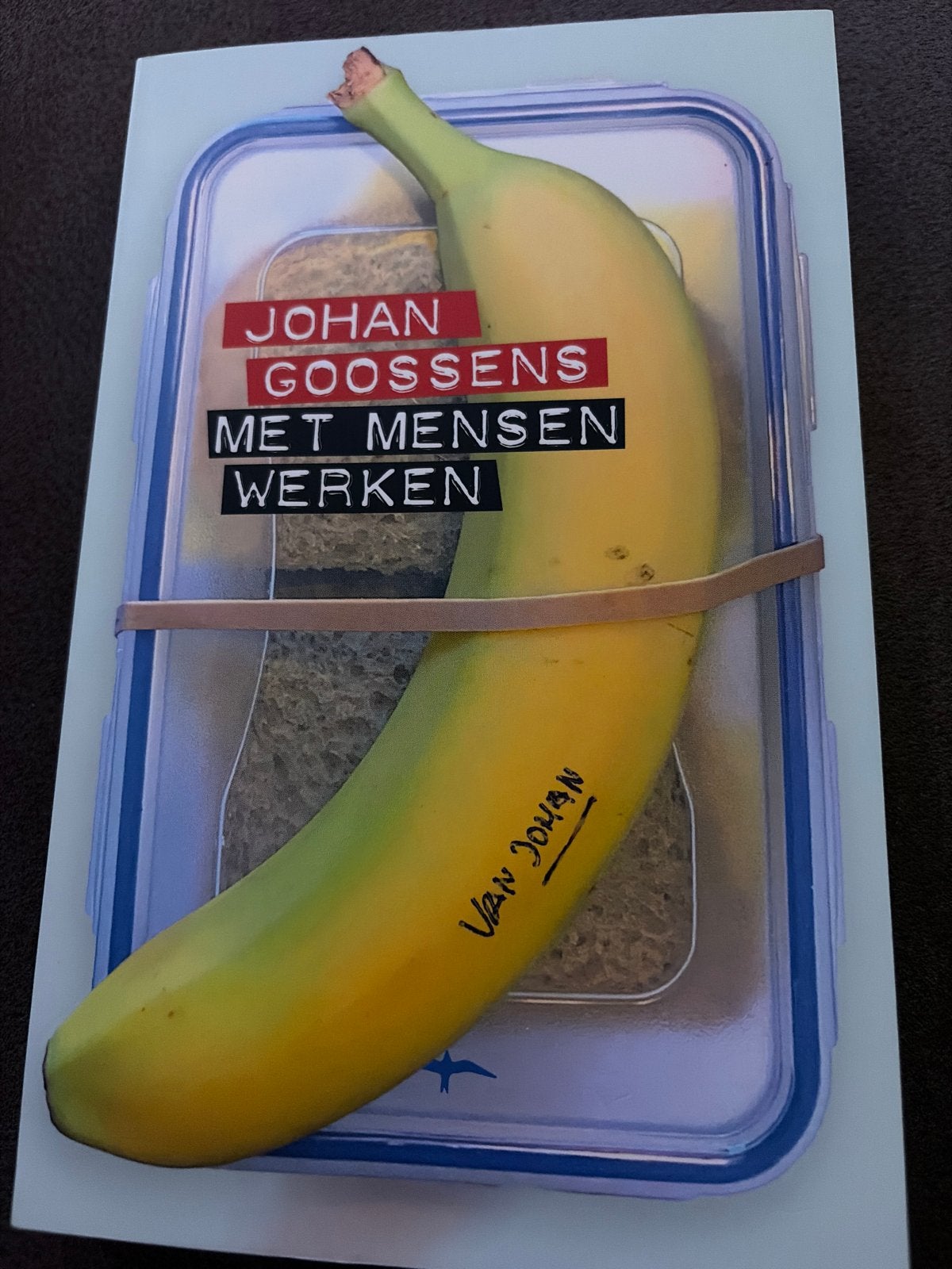 Johan Goossens - Met Mensen Werken (Cabaretier/Schrijver), Ophalen of Verzenden, Zo goed als nieuw, Verhalen