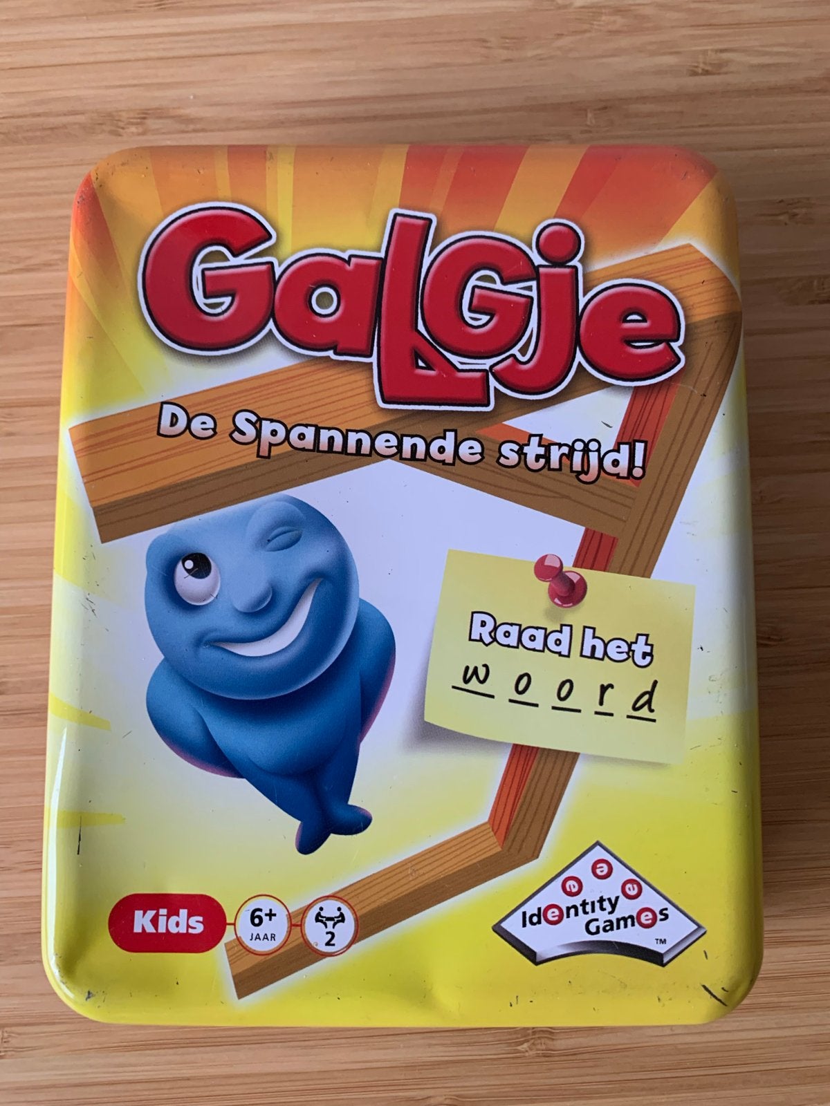 Galgje - Het spannende woordspel voor jong en oud!, Een of twee spelers, Ophalen of Verzenden, Zo goed als nieuw, Reisspel