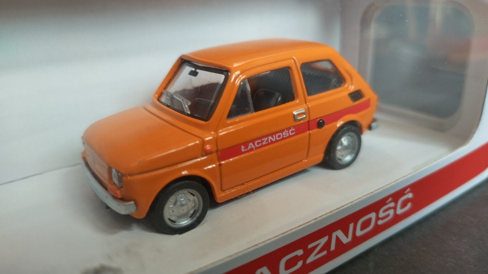 Fiat 126 P Polski Lacznosc 1:43 motoryzacja, Overige merken, Auto, Verzenden, .