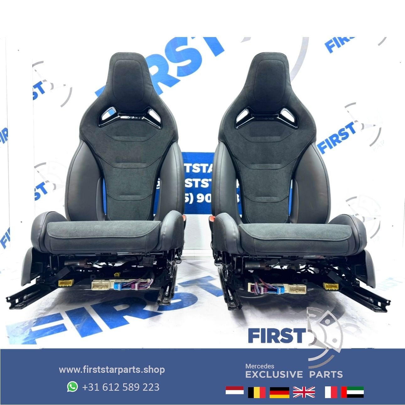 W206 C63 AMG KUIP STOELEN SET C63s E PERFORMANCE S206 interi, Auto-onderdelen, Interieur en Bekleding, Gebruikt, -, Ophalen of Verzenden