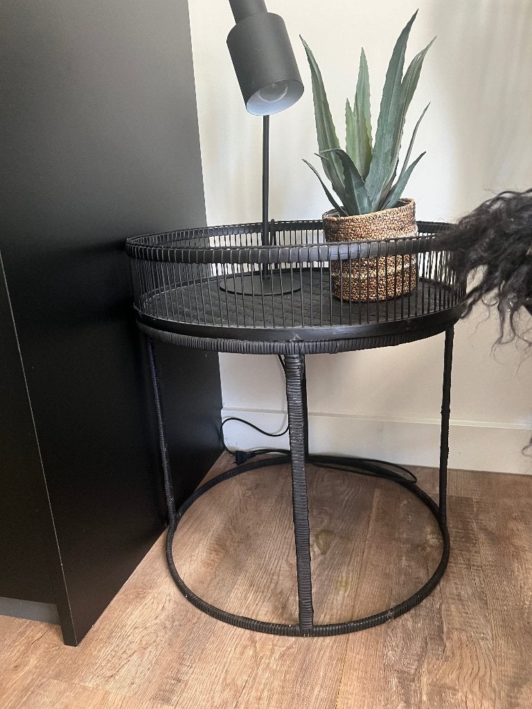 Bijzettafel Sissy Boy, Overige materialen, Minder dan 55 cm, Rond, Zo goed als nieuw