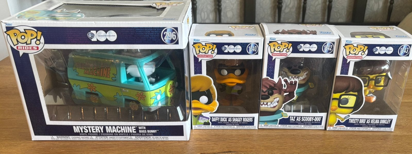 Funko Pop! Looney Tunes x Scooby-Doo Set (4 stuks), Verzenden, Zo goed als nieuw