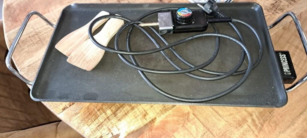 Tafelgrill met thermostaat, Ophalen of Verzenden, Gebruikt, Tafelgrill