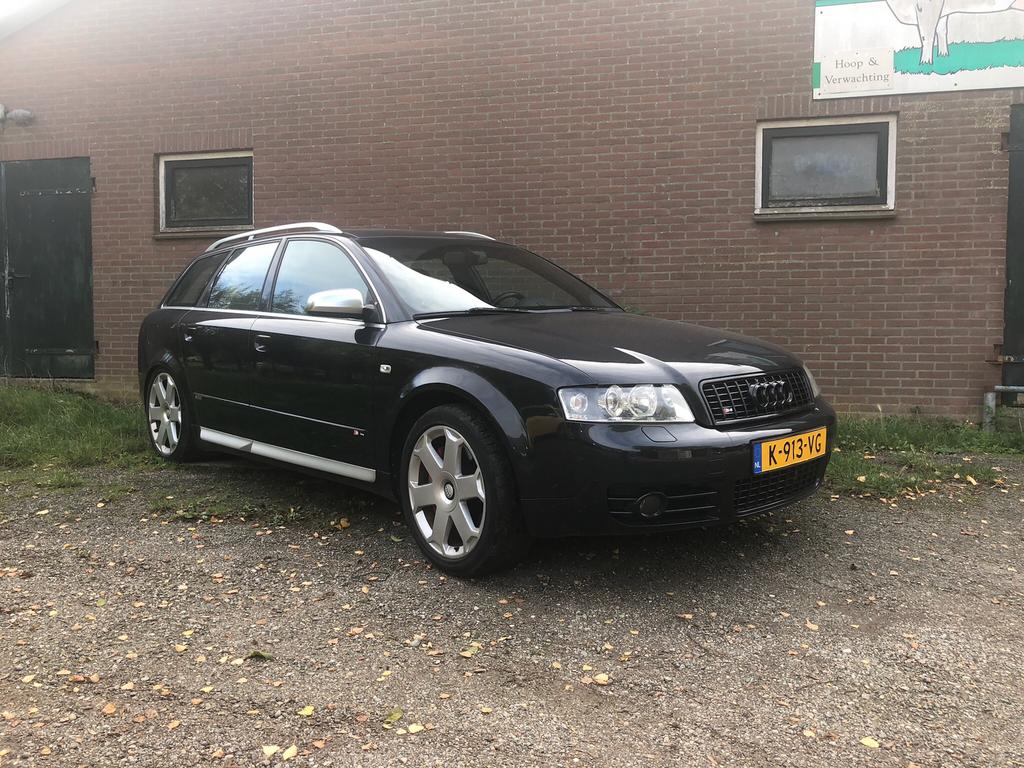 Audi S4 B6 2005 ebony Zwart (goed lezen), Automaat, 1794 kg, Zwart, Leder