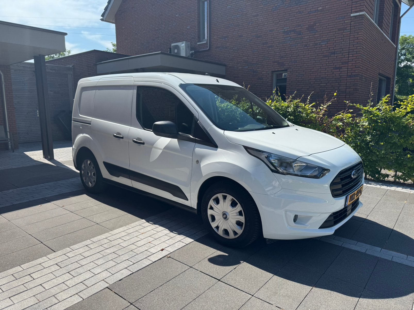 Ford Transit Connect *1e Eig*CarPlay*Camera*Cruise*Ele.ramen, Auto's, Voorwielaandrijving, Stof, 4 cilinders, Wit