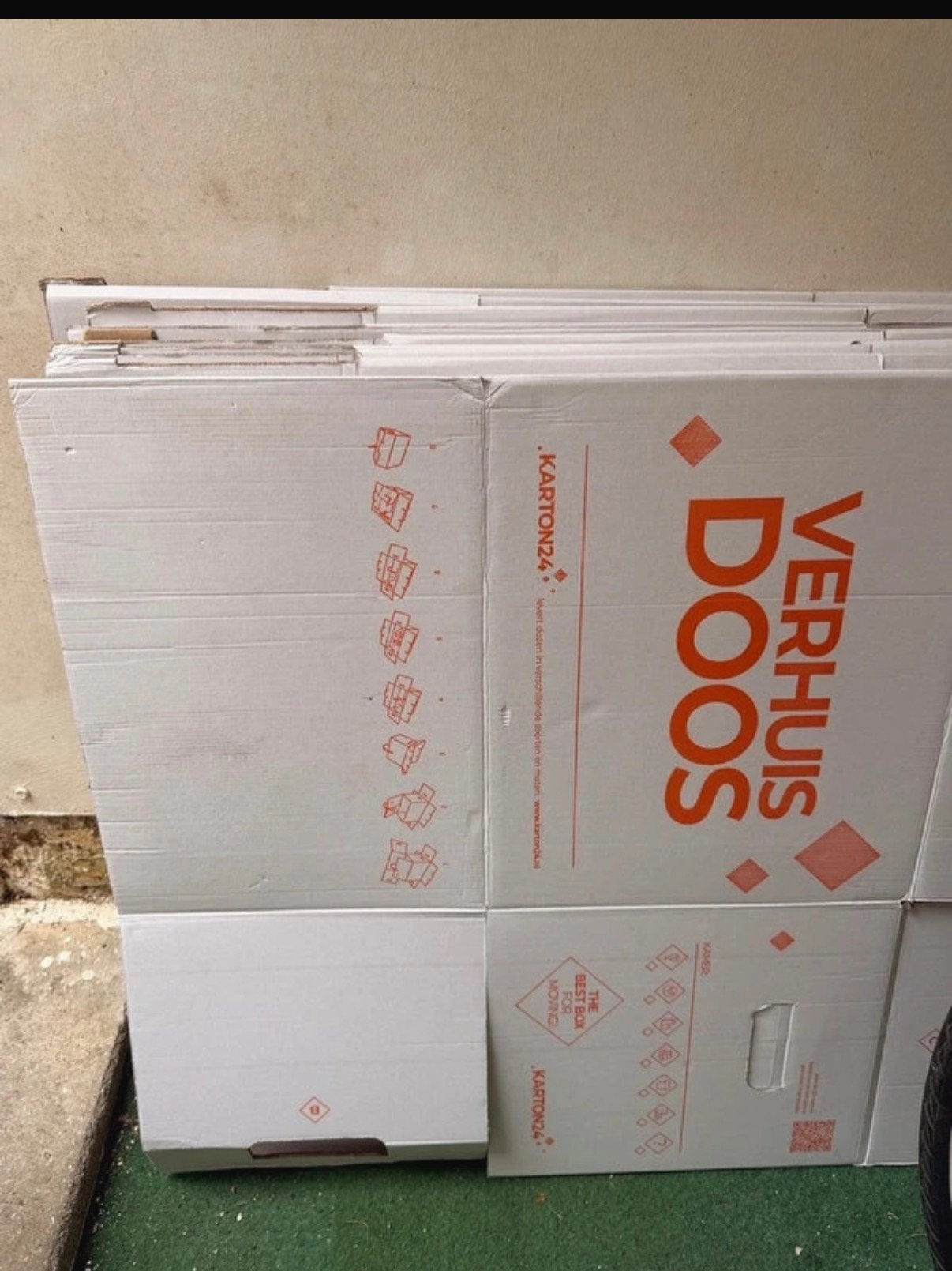Moving boxes for sale 54 litres, Doe-het-zelf en Verbouw, Minder dan 4 cm, Overige materialen, Ophalen of Verzenden, Zo goed als nieuw