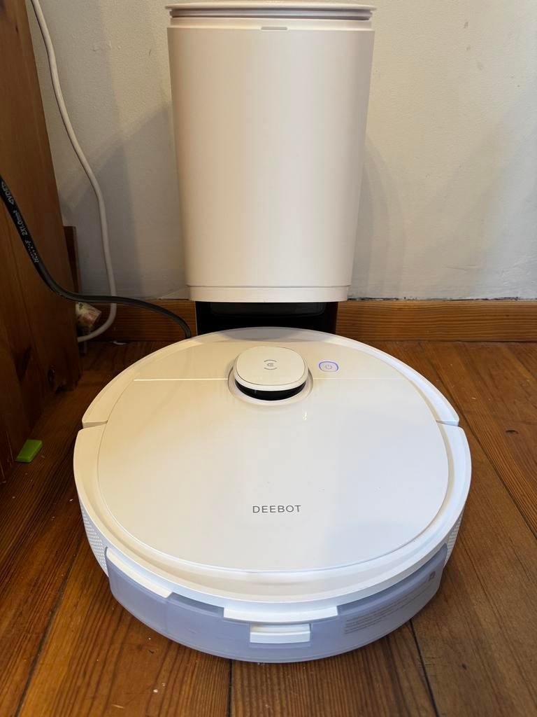 Ecovacs Deebot T9 robotstofzuiger met extra zaakjes, Verzenden, Zo goed als nieuw, Reservoir, Robotstofzuiger
