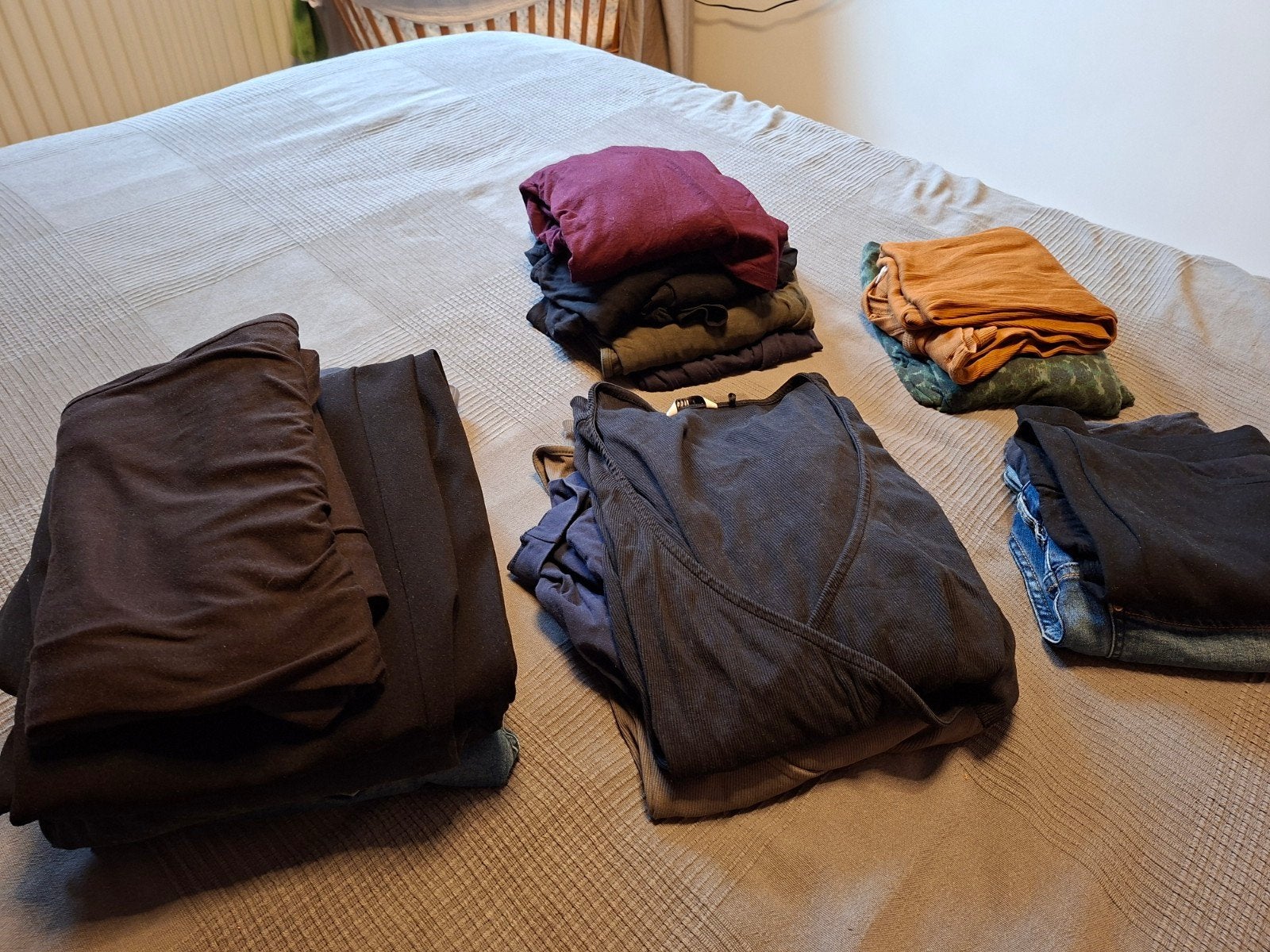 Uitgebreid zwangerschapskledingpakket maat S/M, Zwart, Ophalen of Verzenden, Maat 36 (S), Gedragen