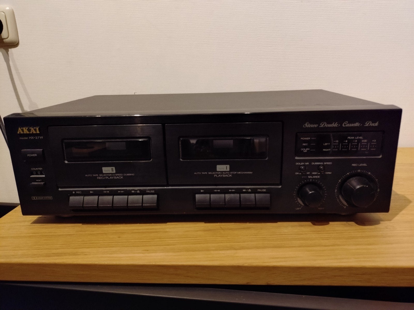 Akai HX–27W Dubbeldeck Riemen nieuw, Ophalen, Dubbel, Akai
