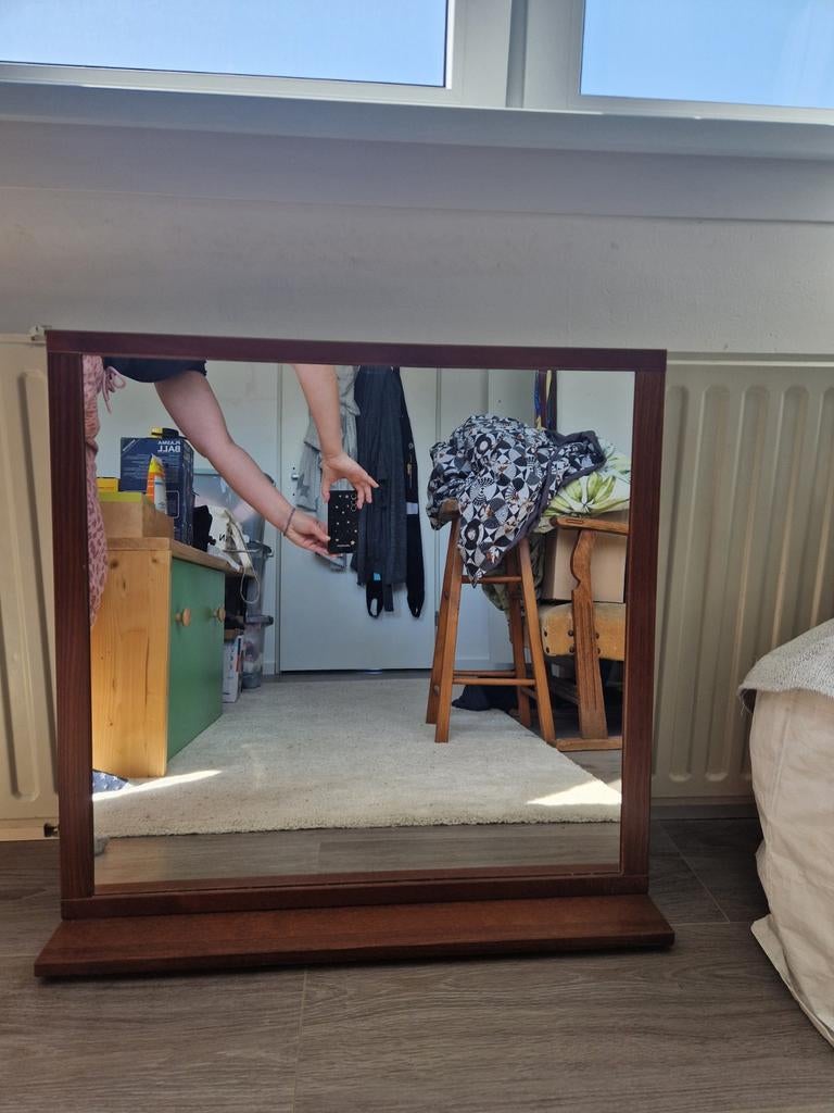 Ikea spiegel 70x68 cm, zo goed als nieuw, Ophalen, Zo goed als nieuw, Minder dan 100 cm, Rechthoekig