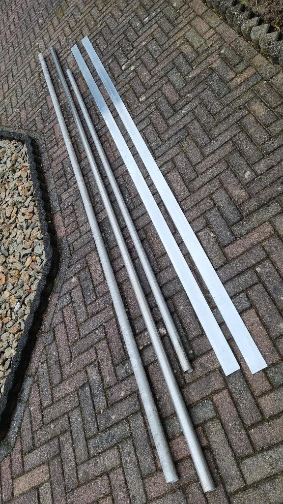 RVS  buizen en aluminium strip, vanaf 20 euro, Ophalen, Nieuw, Overige metalen