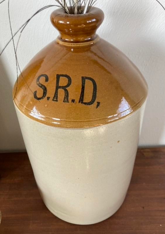 Antieke S.R.D. Steengoed Kruik - Vintage Decoratie, Ophalen