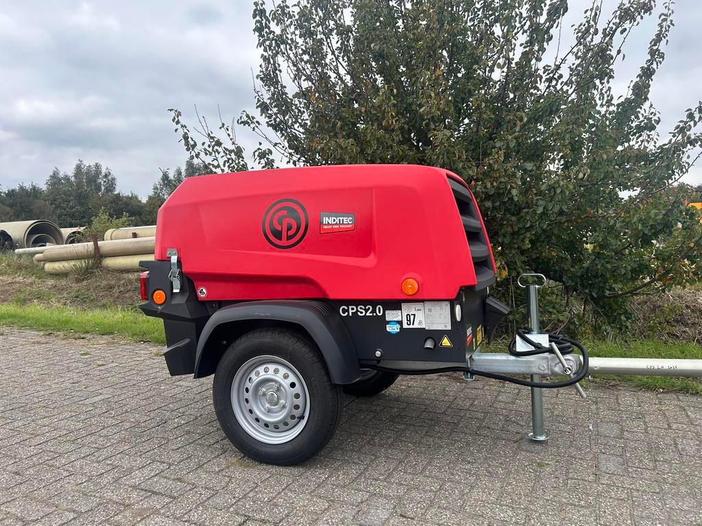2.0 m3 mobiele diesel compressor NIEUW, Doe-het-zelf en Verbouw, Compressors, 100 liter of meer, Ophalen of Verzenden, Nieuw, 400 tot 800 liter/min
