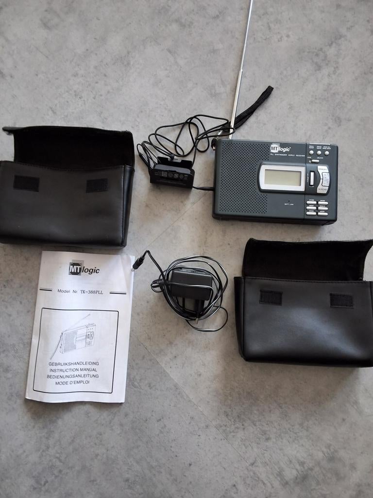 MTlogic TK-388PLL Wereldontvanger Radio met handleiding, Ophalen, Zo goed als nieuw, Wereldontvanger