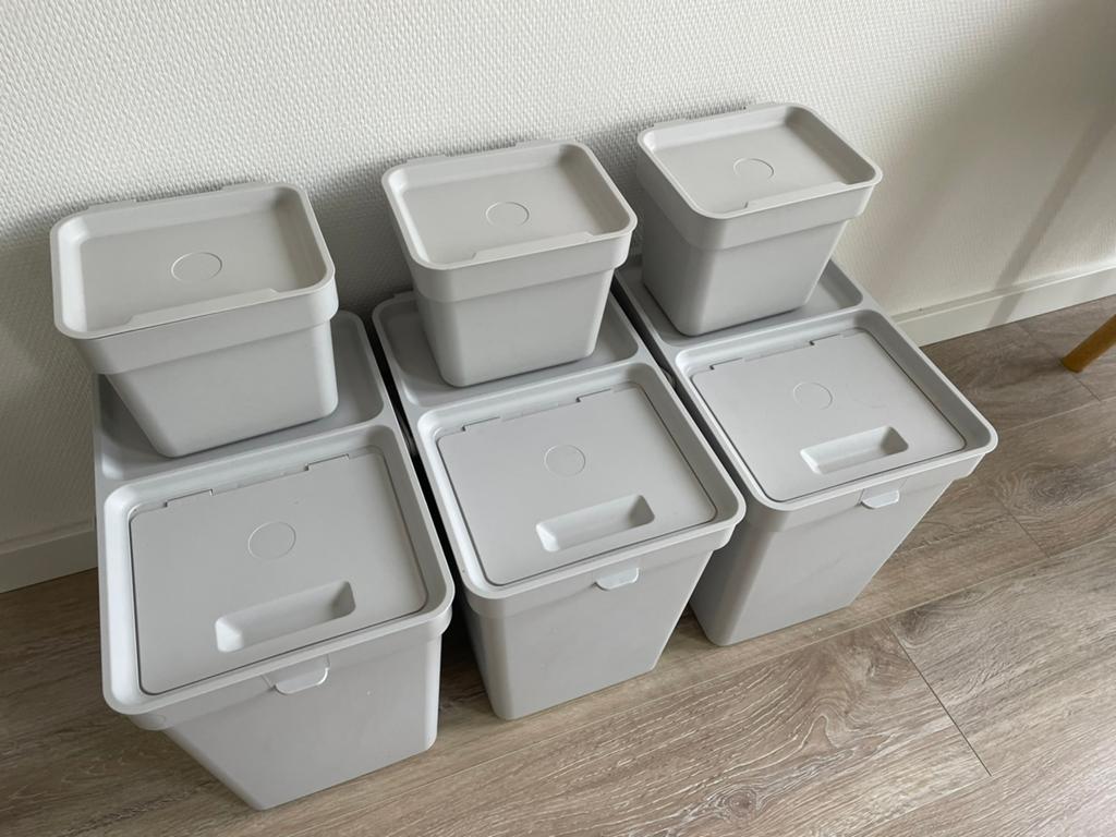 Ikea hallbar storage, Doos, Minder dan 35 cm, Ophalen of Verzenden, Zo goed als nieuw