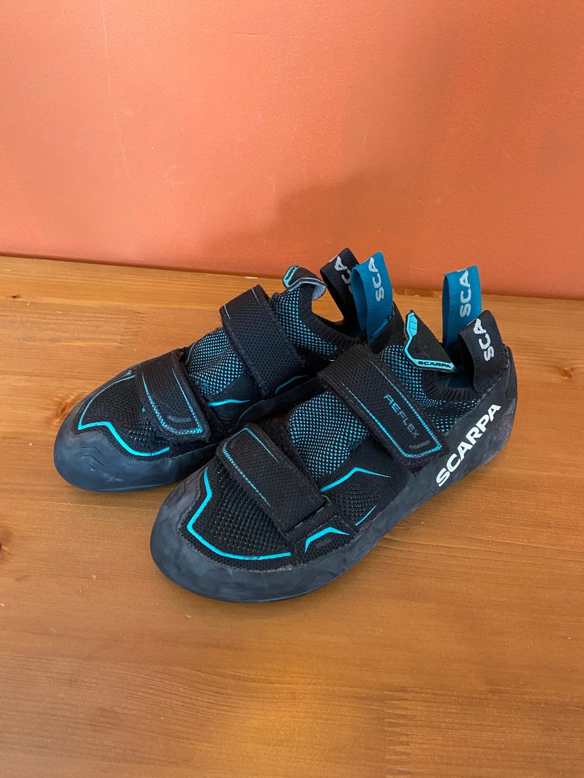 Scarpa Reflex klimschoenen - maat 38 1/2, Ophalen, Gebruikt, Klimsportschoenen