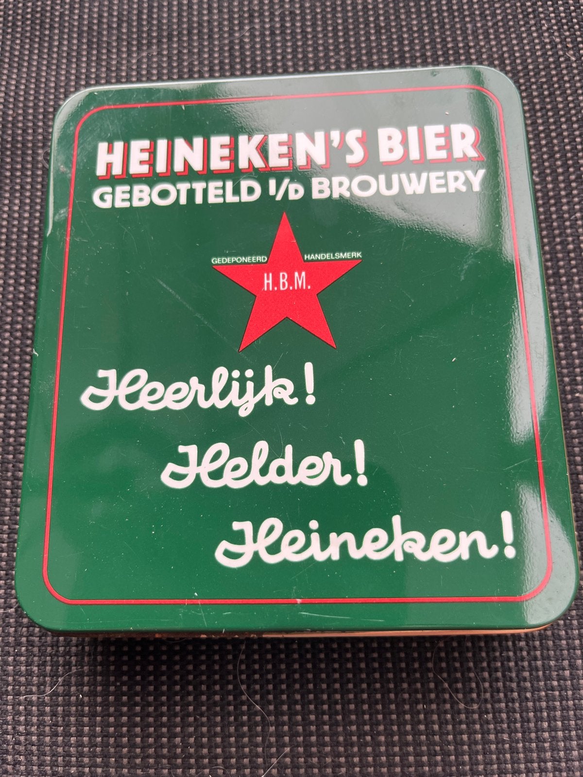 Vintage Heineken Viltjes en Blikje - Zeldzame Collectie, Ophalen of Verzenden, Gebruikt, Viltje(s), Heineken