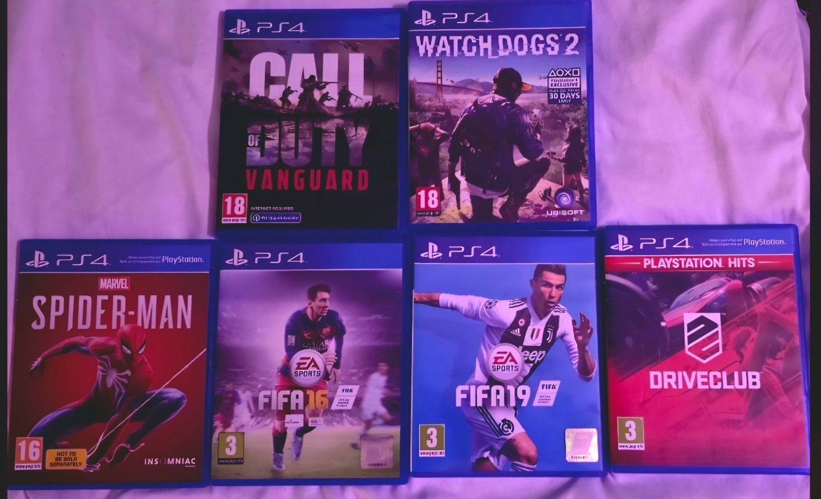 6x PS4 Games Set – Actie, Sport en Racen (Goede staat!), Spelcomputers en Games, Ophalen, Nieuw, Vanaf 12 jaar, Eén computer