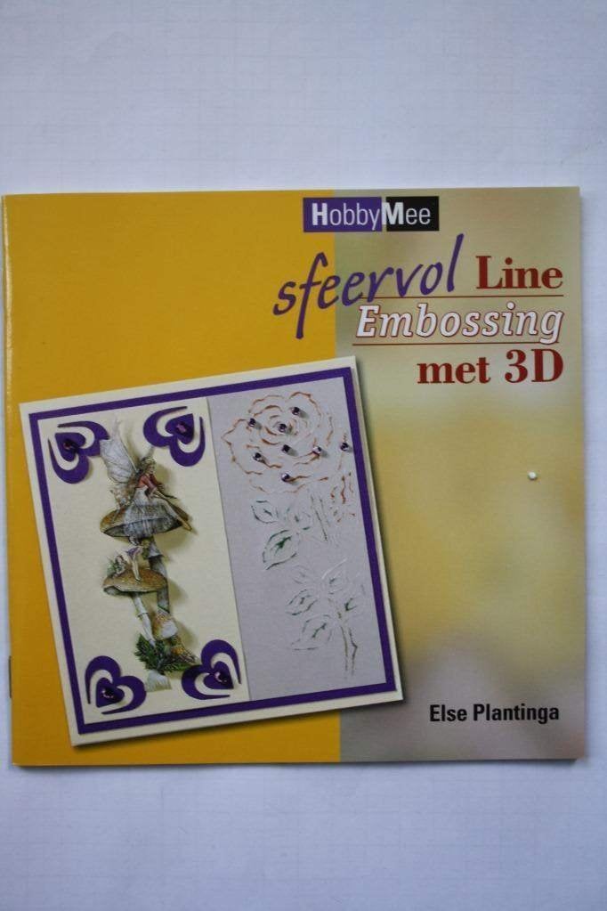 Sfeervol line embossen met 3D, Boeken, Verzenden, Nieuw, Overige onderwerpen, Else plantinga