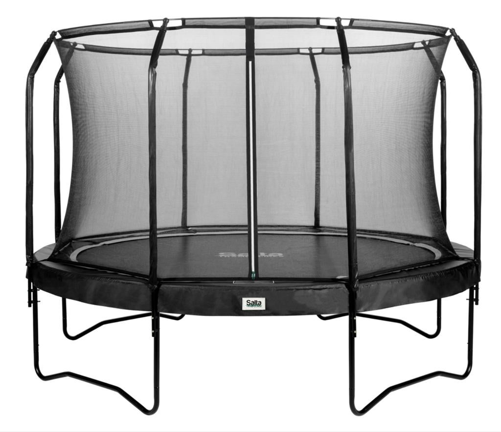 Salta Premium Black Edition 366 cm met veiligheidsnet, Kinderen en Baby's, Speelgoed | Buiten | Trampolines, Gebruikt, Ophalen
