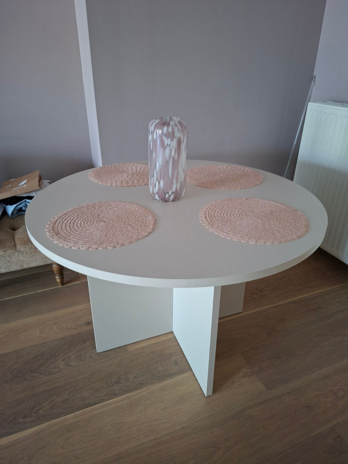 Ronde eettafel - Zo goed als nieuw - Diameter 120 cm, Ophalen, Rond, Zo goed als nieuw, 100 tot 150 cm