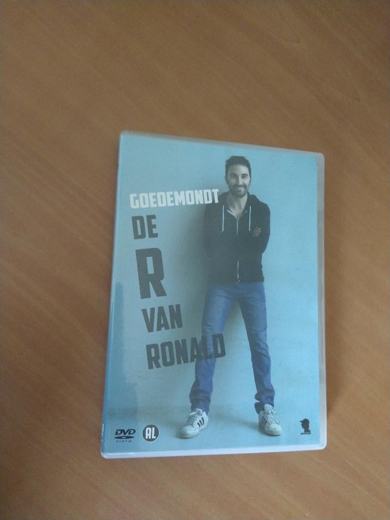 DVD Ronald Goedemondt. De R van Ronald, Alle leeftijden, Ophalen of Verzenden, Zo goed als nieuw, Stand-up of Theatershow