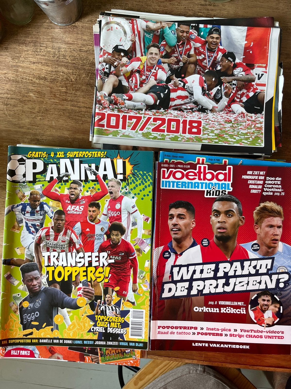 Voetbaltijdschriften: Panna! GOAL en voetbal International, Ophalen of Verzenden, Gelezen, Balsport