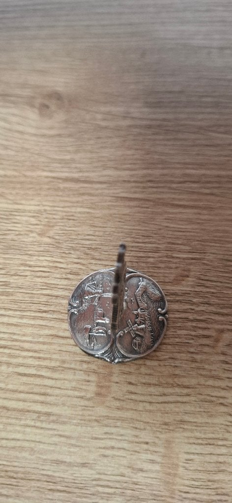 Souvenir Kerkrade mijn, Nieuwpoort 90 verzilverd vintage, Verzamelen, Ophalen of Verzenden, Zo goed als nieuw, Overige typen