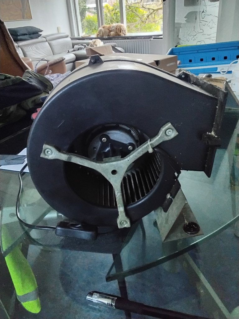 Centrifugaalventilator, Ophalen, Gebruikt, Ventilator