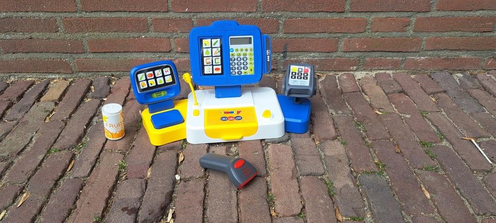 Speelgoed kassa met scanner en geldlade, Ophalen, Zo goed als nieuw, Jongen of Meisje
