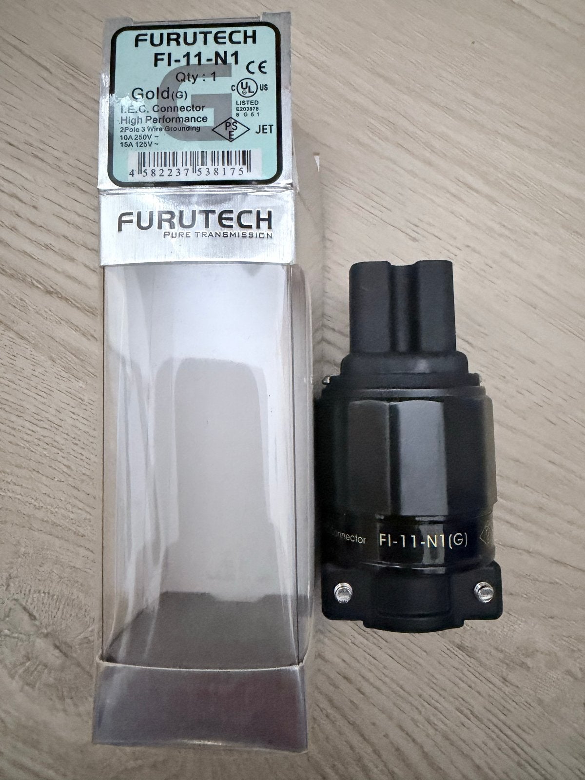 Furutech FI-11-N1 G Schuko stekker - Nieuw en ongebruikt, Audio, Tv en Foto, Ophalen of Verzenden, Nieuw, Overige kabels