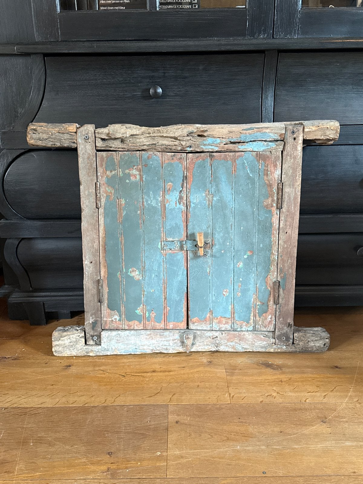 Unieke vintage houten luiken - merk Hoff, Antiek en Kunst, Ophalen