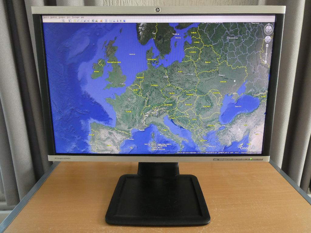 Monitor 24 inch (HP LA2405x), Computers en Software, Monitoren, Ophalen, Full HD, Hewlet Packard HP, In hoogte verstelbaar