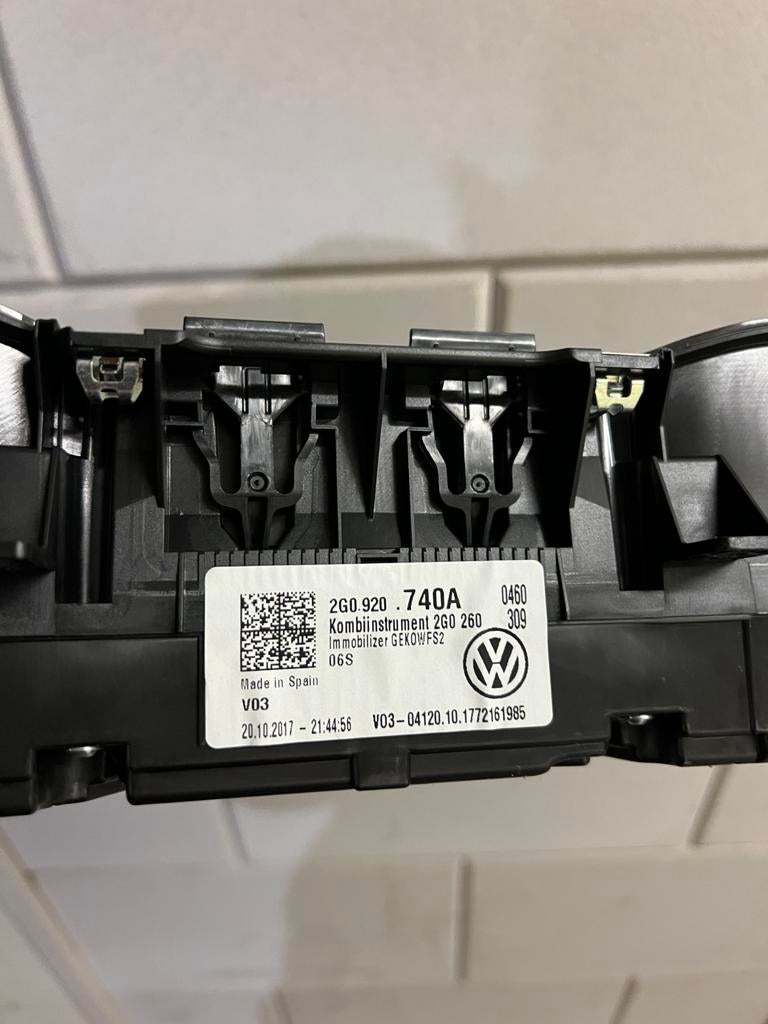 VW Polo 2G Kilometerteller dash teller 2g0920740a benzine, Auto-onderdelen, Elektronica en Kabels, Ophalen of Verzenden